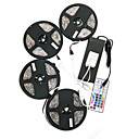 hesapli LED Şerit Işıklar-ZDM&amp;reg; 4x5M Işık Setleri 600 LED&amp;#39;ler 5050 SMD 1 44Keys Uzaktan Kumanda / 1x 1 To 4 Kablo Bağlayıcı / 1 AC Kablosu RGB Su Ge&amp;ccedil;irmez / Kesilebilir / Parti 100-240 V 1set / IP65 / Kendinden Yapışkanlı