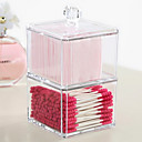 baratos Porta Cosméticos-Acess&amp;oacute;rios para Maquiagem Armazenamento de Maquilhagem Maquiagem Acr&amp;iacute;lico Quadrada Di&amp;aacute;rio Cosm&amp;eacute;tico Artigos para Banho &amp;amp; Tosa