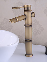 Antique Br Bathroom Taps Lightinthebox Bathroom Sink Faucet Waterfall Antique Br Centerset Single Handle One Holebath Taps