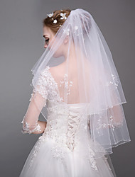 Princess Wedding Veils Lightinthebox Two Tier Modern Style Bridal Princess Simple Wedding Veil Elbow Veils