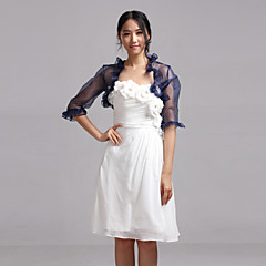 Organza Wedding Party Evening Casual Wedding Wraps Coats / Jackets Organza Wedding Party Evening Casual Wedding Wraps Coats / Jackets