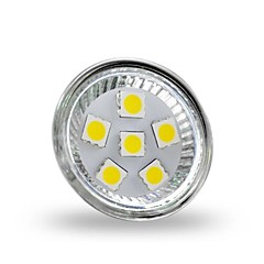 4 W 350 lm GU4(MR11) LED-kohdevalaisimet MR11 6 LED-helmet SMD 5050 Koristeltu Kylmä valkoinen 12 V / RoHs 4 W 350 lm GU4(MR11) LED-kohdevalaisimet MR11 6 LED-helmet SMD 5050 Koristeltu Kylmä valkoinen 12 V / RoHs