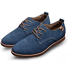 Męskie Skórzane buty Zamsz Wiosna / Jesień Oksfordki Niepoślizgowy / a Czarny / brązowy / Niebieski / Impreza / bankiet / Buty Suede / Nowości Buty Męskie Skórzane buty Zamsz Wiosna / Jesień Oksfordki Niepoślizgowy / a Czarny / brązowy / Niebieski / Impreza / bankiet / Buty Suede / Nowości Buty