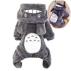 Gato Cachorro Fantasias Camisola com Capuz Macacão Roupas para Cães Desenho Animado Cinzento Rosa Marron Lã Polar Ocasiões Especiais Para Buldogue Shiba Inu Cocker Spaniel Primavera & Outono Inverno Gato Cachorro Fantasias Camisola com Capuz Macacão Roupas para Cães Desenho Animado Cinzento Rosa Marron Lã Polar Ocasiões Especiais Para Buldogue Shiba Inu Cocker Spaniel Primavera & Outono Inverno