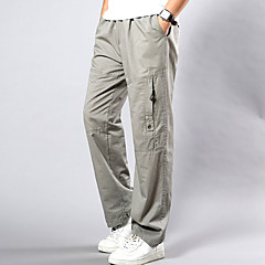 Herrn Übergrössen Lose Chinos Hose Solide Herrn Übergrössen Lose Chinos Hose Solide