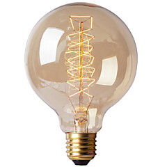 Ecolight™ 1pç 40W E27 E26 / E27 G80 Branco Quente 2300k Incandescente Vintage Edison Light Bulb 220-240V Ecolight™ 1pç 40W E27 E26 / E27 G80 Branco Quente 2300k Incandescente Vintage Edison Light Bulb 220-240V