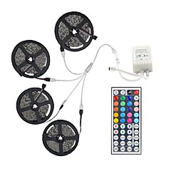 20m Light Sets 600 LEDs 5050 SMD RGB Remote Control / RC / Cuttable / Dimmable / Linkable / Suitable for Vehicles / Self-adhesive / Color-Changing / IP44 20m Light Sets 600 LEDs 5050 SMD RGB Remote Control / RC / Cuttable / Dimmable / Linkable / Suitable for Vehicles / Self-adhesive / Color-Changing / IP44