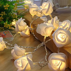 1,2 m Fényfüzérek 10 LED Meleg fehér / Fehér / Piros <5 V 1,2 m Fényfüzérek 10 LED Meleg fehér / Fehér / Piros <5 V