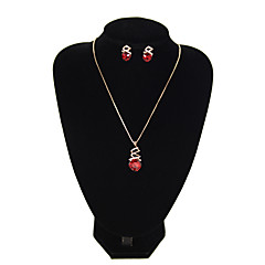 Naisten Perinteinen Korusetti - Muoti Sisältää Pisarakorvakorut Choker-kaulakorut Purppura / Sininen / Pinkki Käyttötarkoitus Muodollinen Festivaali Naisten Perinteinen Korusetti - Muoti Sisältää Pisarakorvakorut Choker-kaulakorut Purppura / Sininen / Pinkki Käyttötarkoitus Muodollinen Festivaali