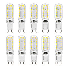 ywxlight® 10 pezzi dimmerabili 6w luci led g9 22 smd 2835 450-550lm caldo / naturale / bianco freddo ac 220 / 110v ywxlight® 10 pezzi dimmerabili 6w luci led g9 22 smd 2835 450-550lm caldo / naturale / bianco freddo ac 220 / 110v