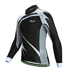 cheji® Herrn Langarm Fahrradtrikot - Schwarz Fahhrad Trikot / Radtrikot Oberteile Rasche Trocknung Sport Lycra Bergradfahren Straßenradfahren Bekleidung / Mikro-elastisch / YKK Reißverschluss cheji® Herrn Langarm Fahrradtrikot - Schwarz Fahhrad Trikot / Radtrikot Oberteile Rasche Trocknung Sport Lycra Bergradfahren Straßenradfahren Bekleidung / Mikro-elastisch / YKK Reißverschluss