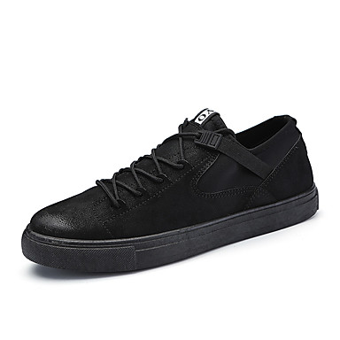 Men's Shoes Spring / Fall Comfort Sneakers Walking Shoes Black Men's Shoes Spring / Fall Comfort Sneakers Walking Shoes Black