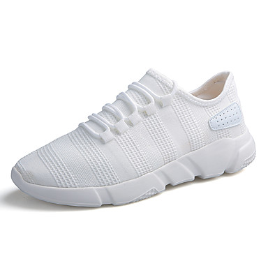 Men's Shoes PU Spring / Fall Comfort Athletic Shoes White / Black / Gray Men's Shoes PU Spring / Fall Comfort Athletic Shoes White / Black / Gray