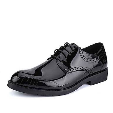 Men's Shoes Rubber Spring / Summer Comfort Oxfords Black / Burgundy Men's Shoes Rubber Spring / Summer Comfort Oxfords Black / Burgundy