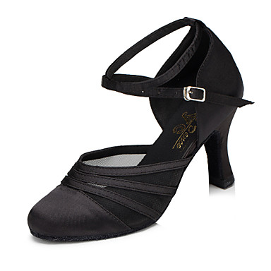 Women's Modern Shoes Synthetic Heel Cuban Heel Dance Shoes Black / Purple / Practice Women's Modern Shoes Synthetic Heel Cuban Heel Dance Shoes Black / Purple / Practice