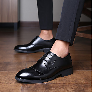 Men's Shoes Leather Summer Comfort Oxfords Black / Brown Men's Shoes Leather Summer Comfort Oxfords Black / Brown