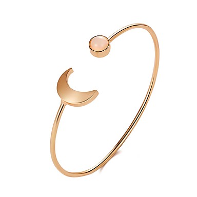 Women S Mismatched Bracelet Bangles Cuff Imitation Women S Mismatched Bracelet Bangles Cuff Imitation Diamond Sun Moon Star Simple
