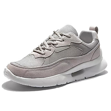 Men's Shoes Mesh Spring Comfort Athletic Shoes Walking Shoes White / Gray Men's Shoes Mesh Spring Comfort Athletic Shoes Walking Shoes White / Gray