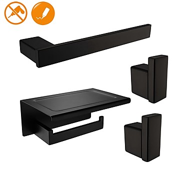 Bathroom Accessory Set Toilet Paper Holder Robe Hook Creative Bathroom Accessory Set Toilet Paper Holder Robe Hook Creative New Design Contemporary