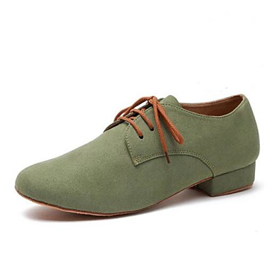 Homme Chaussures de Jazz Matière synthétique Basket Talon épais Chaussures de danse Noir / Marron / Vert Homme Chaussures de de de Jazz Matière synthétique Basket Talon épais Chaussures de danse Noir / Marron / Vert 469495