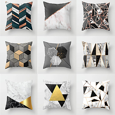 Throw Pillows Online For 2019 1 Pcs Polyester Pillow Cover Geometic Neoclical Throw