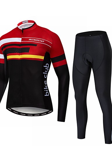 Weimostar Radtrikot-Set Damen Langarm - Mountainbike Trikot Mit Hose
