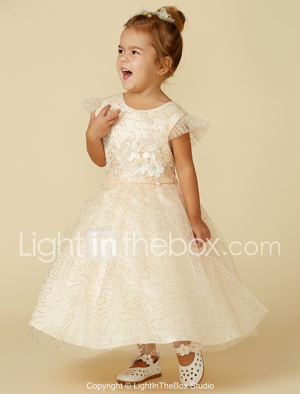 Above the Knee Flower Girl Dresses